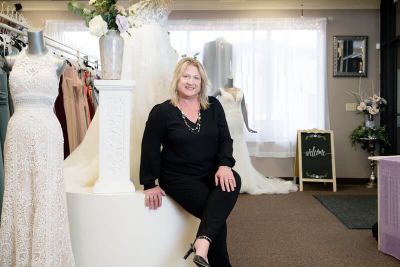 Spacious showroom at Bridal Aisle Boutique — buy wedding dresses in Osseo MN, serving all of Minnesota