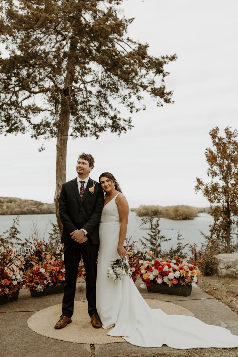 Real Minnesota bride in designer wedding gown from Bridal Aisle Boutique, Osseo MN